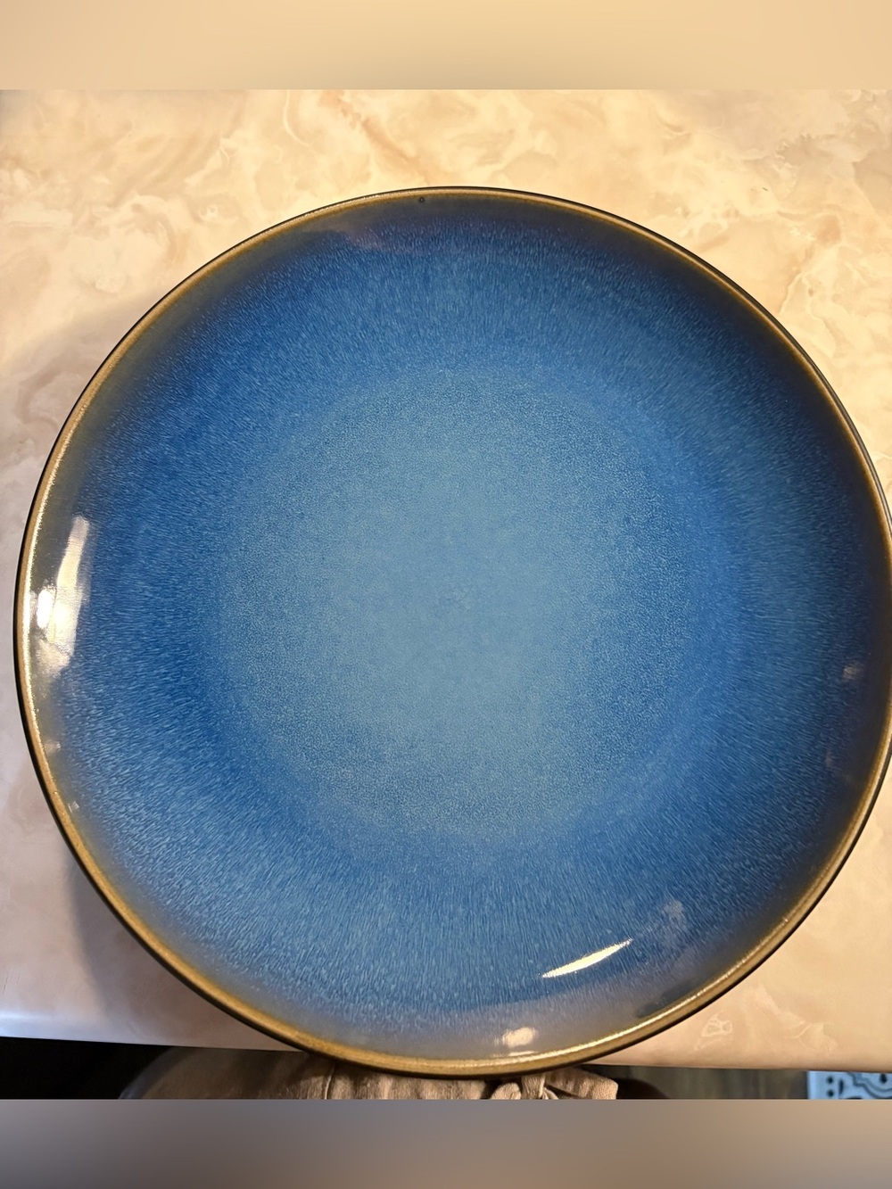 Blue Ceramic Dinner Plate - Stylish Home Dining set of Four